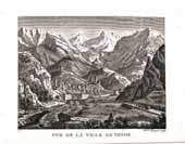 Vue de la ville de Tende..
